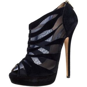 Jimmy Choo Kerfield Peeptoe Booties